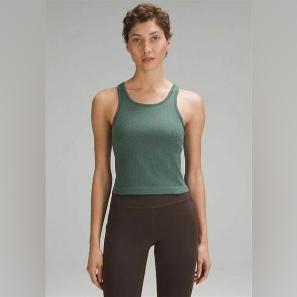 Lululemon Ebb to Street Cropped Racerback Tank Top